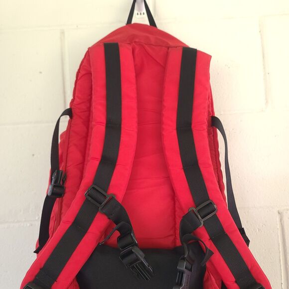 Vintage LL Bean Hiking Backpack M847 Nylon Mount Katahdin Red W/black Bottom EUC main image 14